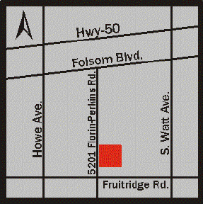 We are conveniently located at 5201 Florin-Perkins Rd. in Sacramento.